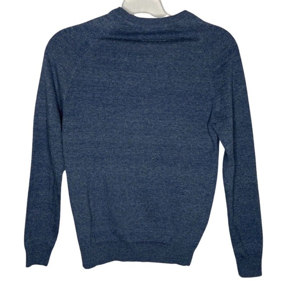 Superdry Sweater Mens Small Heather Blue Modern Urban Office Casual Preppy - Picture 2 of 9